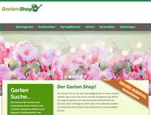 Tablet Screenshot of garten-shop.de
